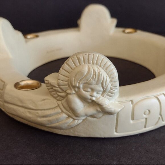 Abbey Press Christmas Angel Candle Holder Taper Advent Love Hope Peace Joy - Picture 6 of 12